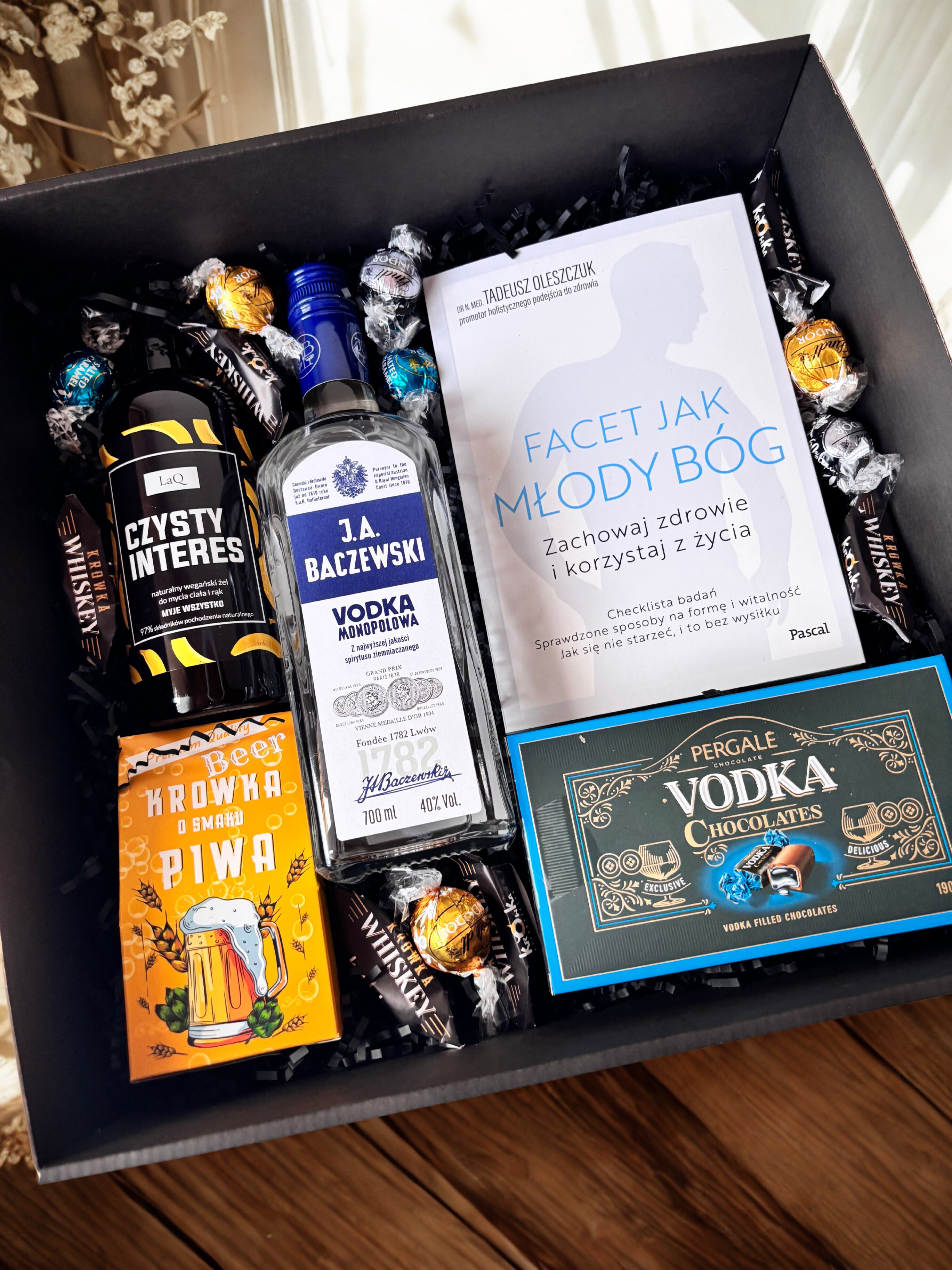 Męski box prezentowy Interes