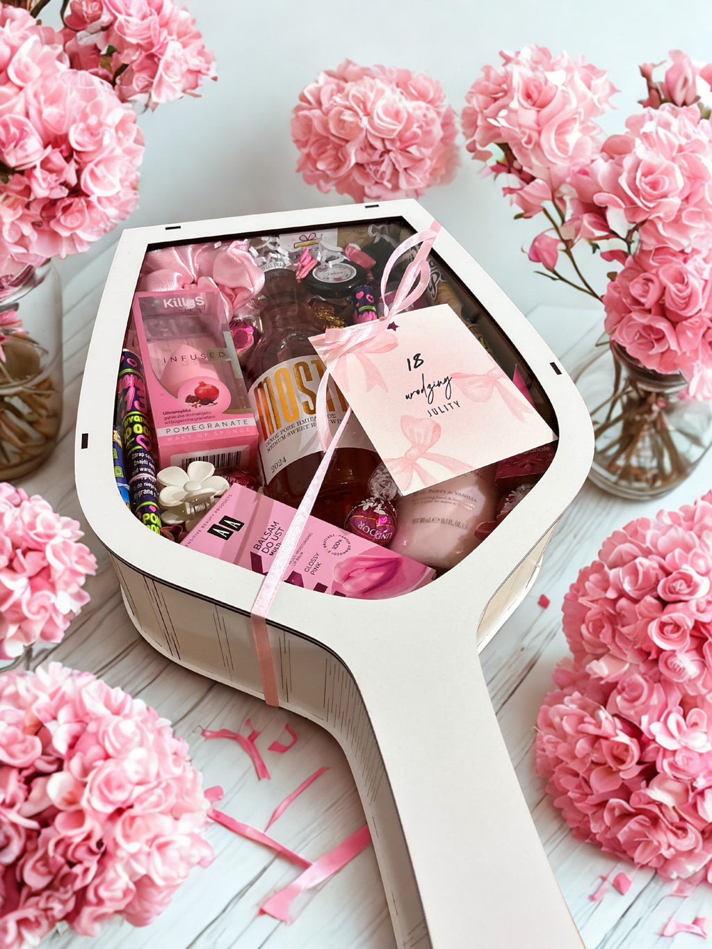 Drewniany box w kształcie kieliszka Sweet