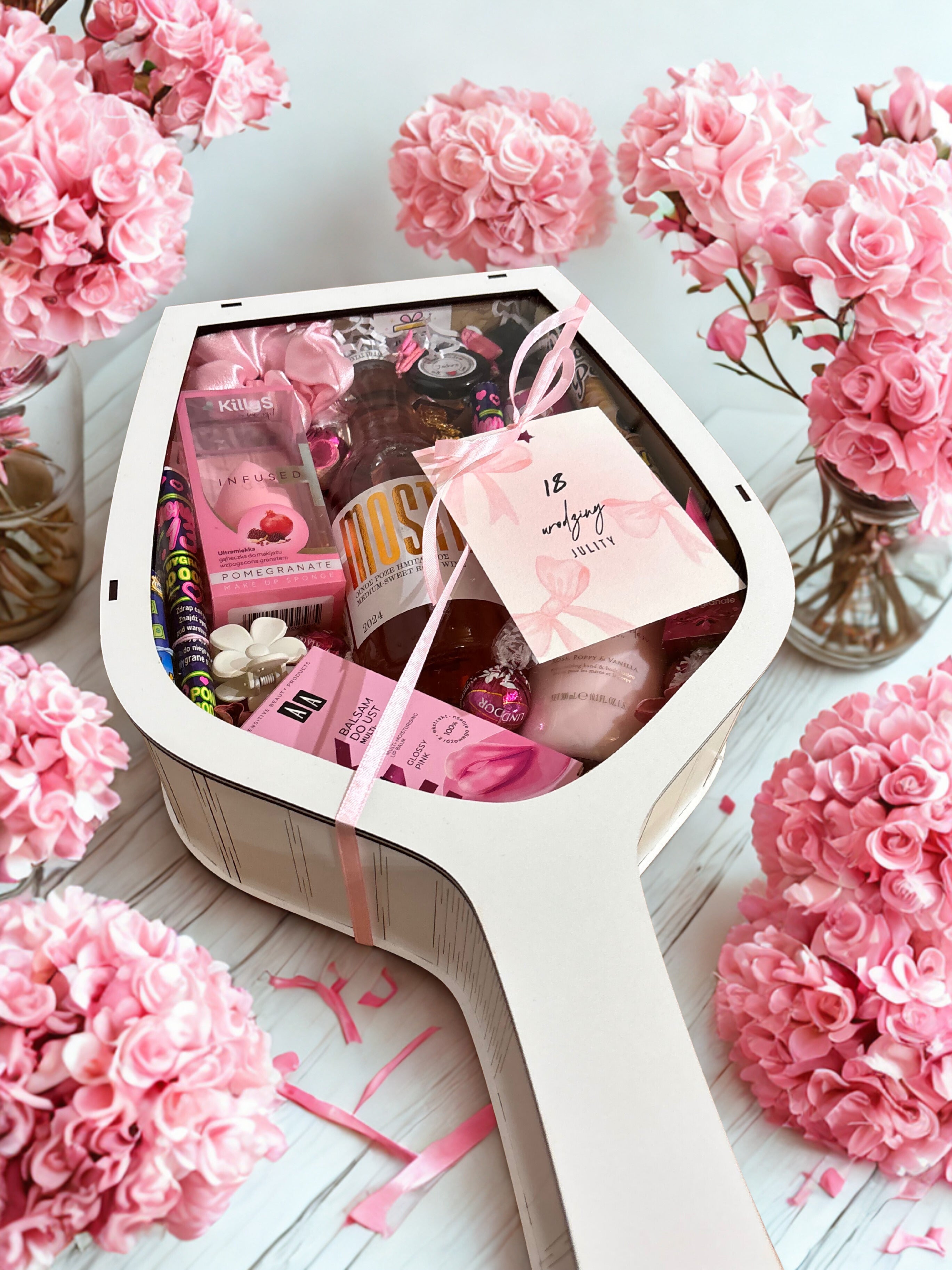 Drewniany box w kształcie kieliszka Sweet