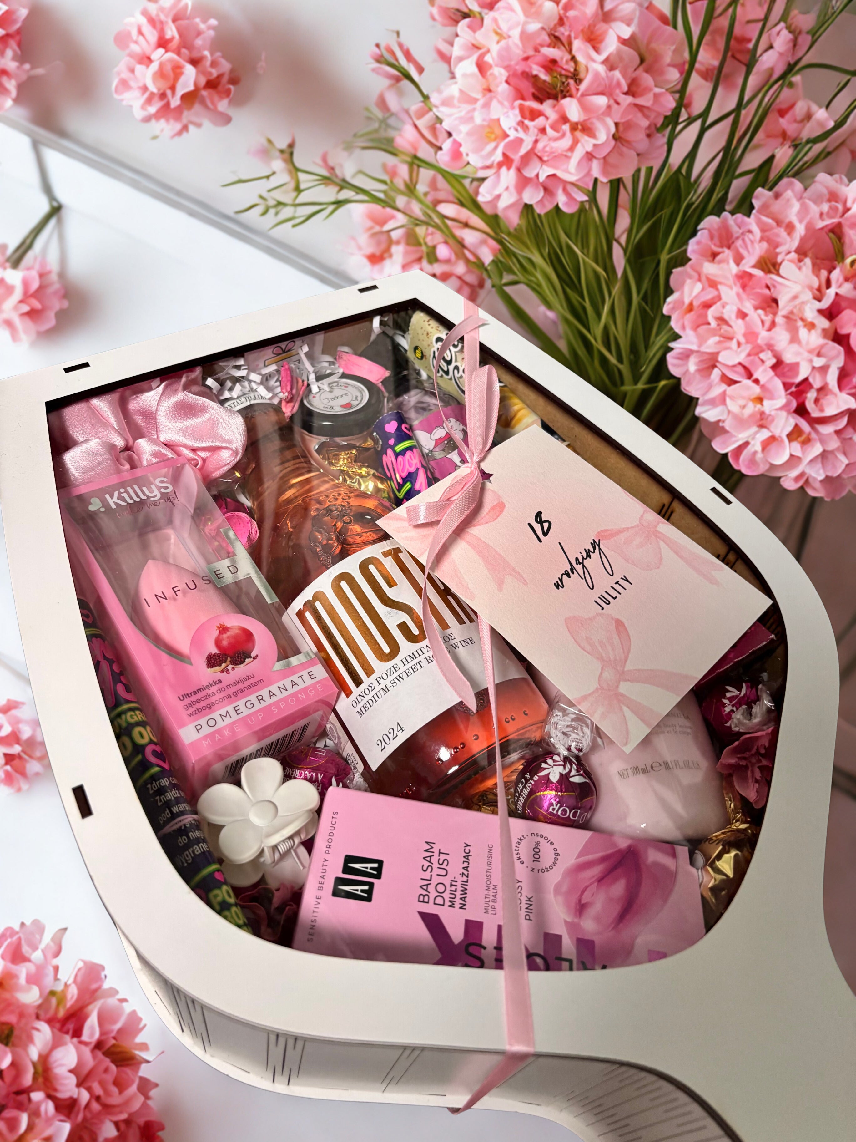 Drewniany box w kształcie kieliszka Sweet