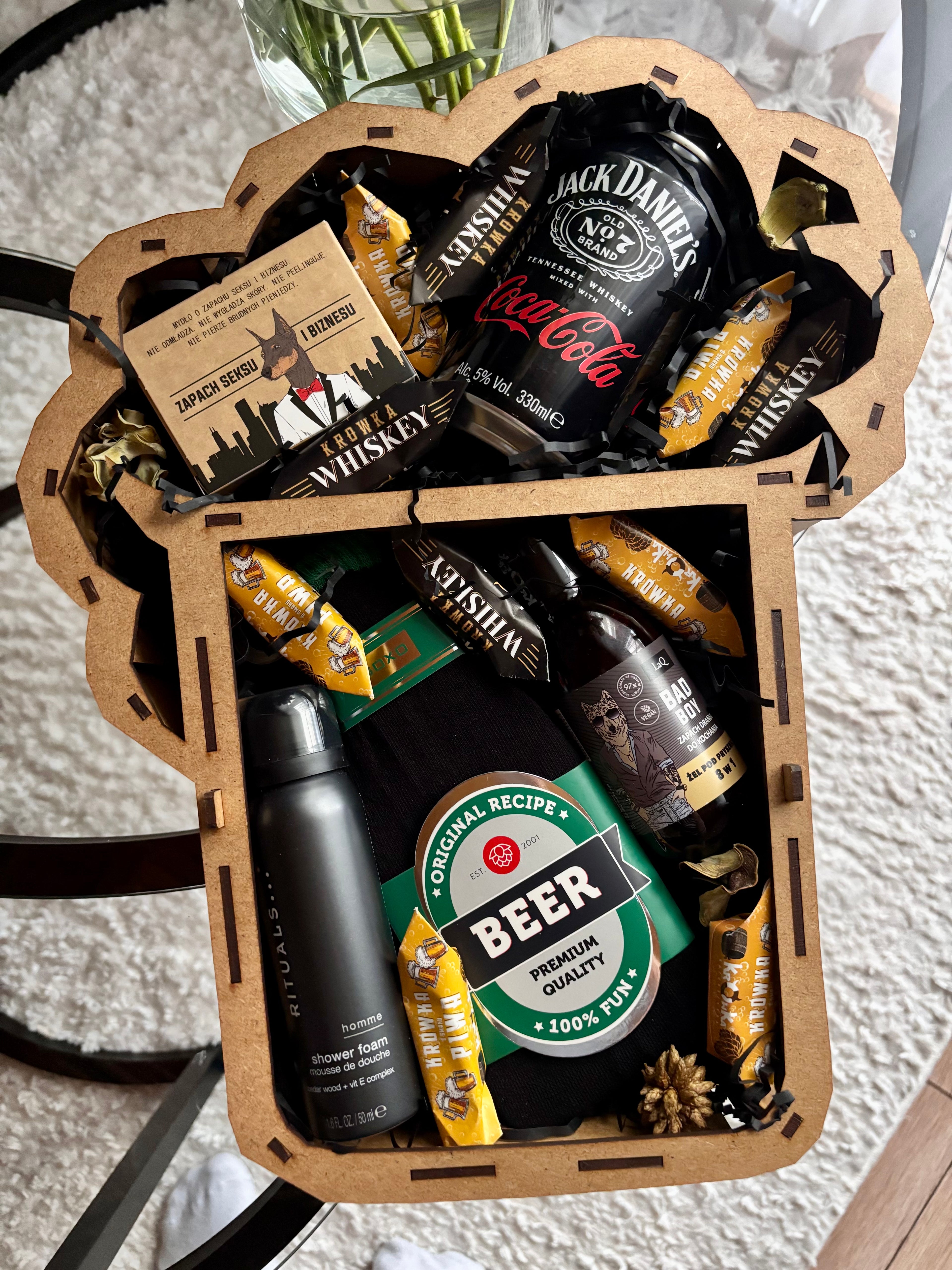 Box w kształcie piwa