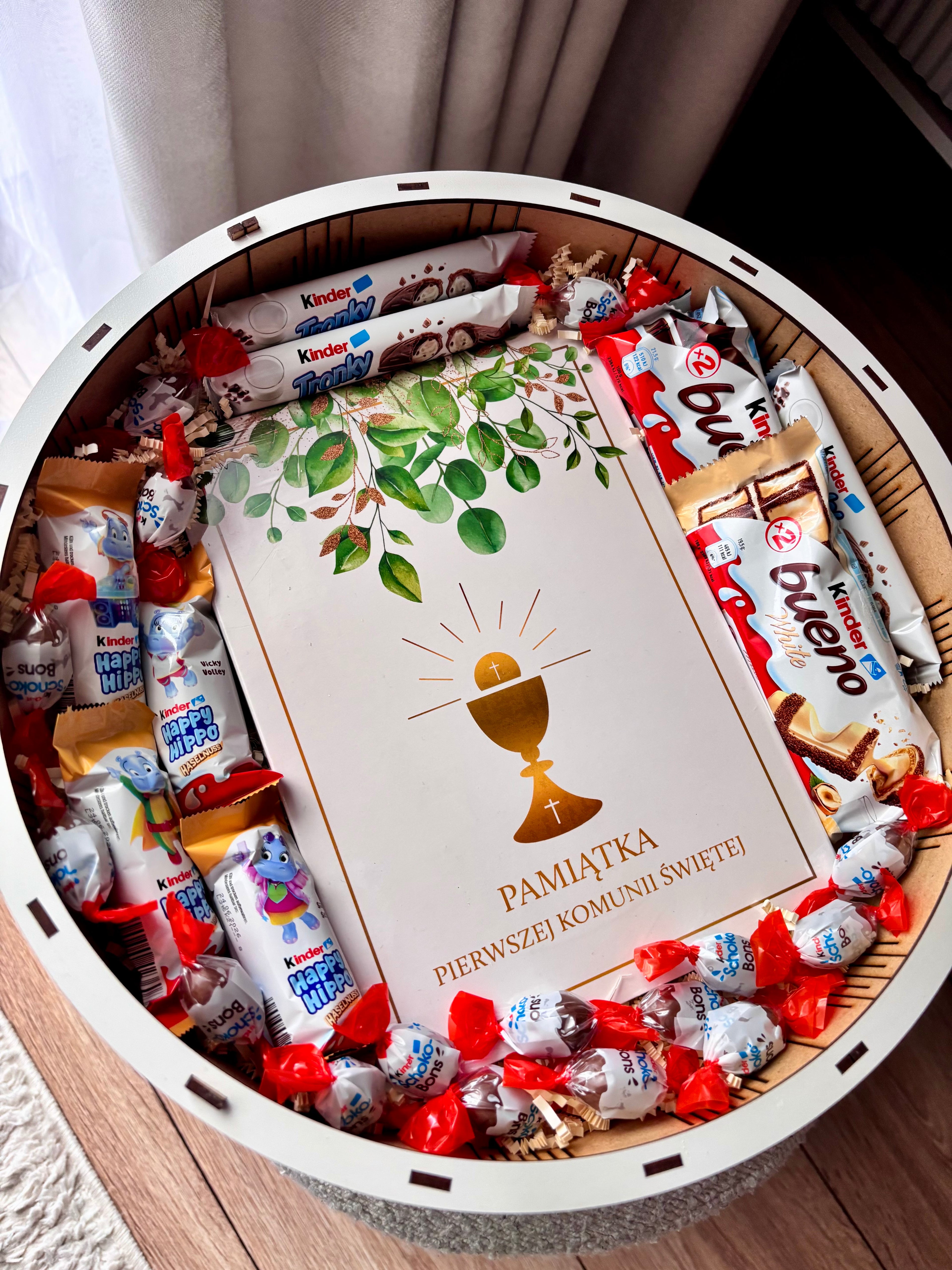 Box prezentowy na I Komunię Świętą 33cm