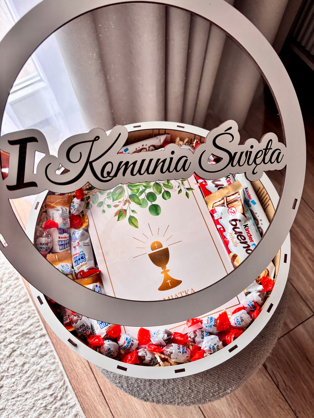 Box prezentowy na I Komunię Świętą 33cm