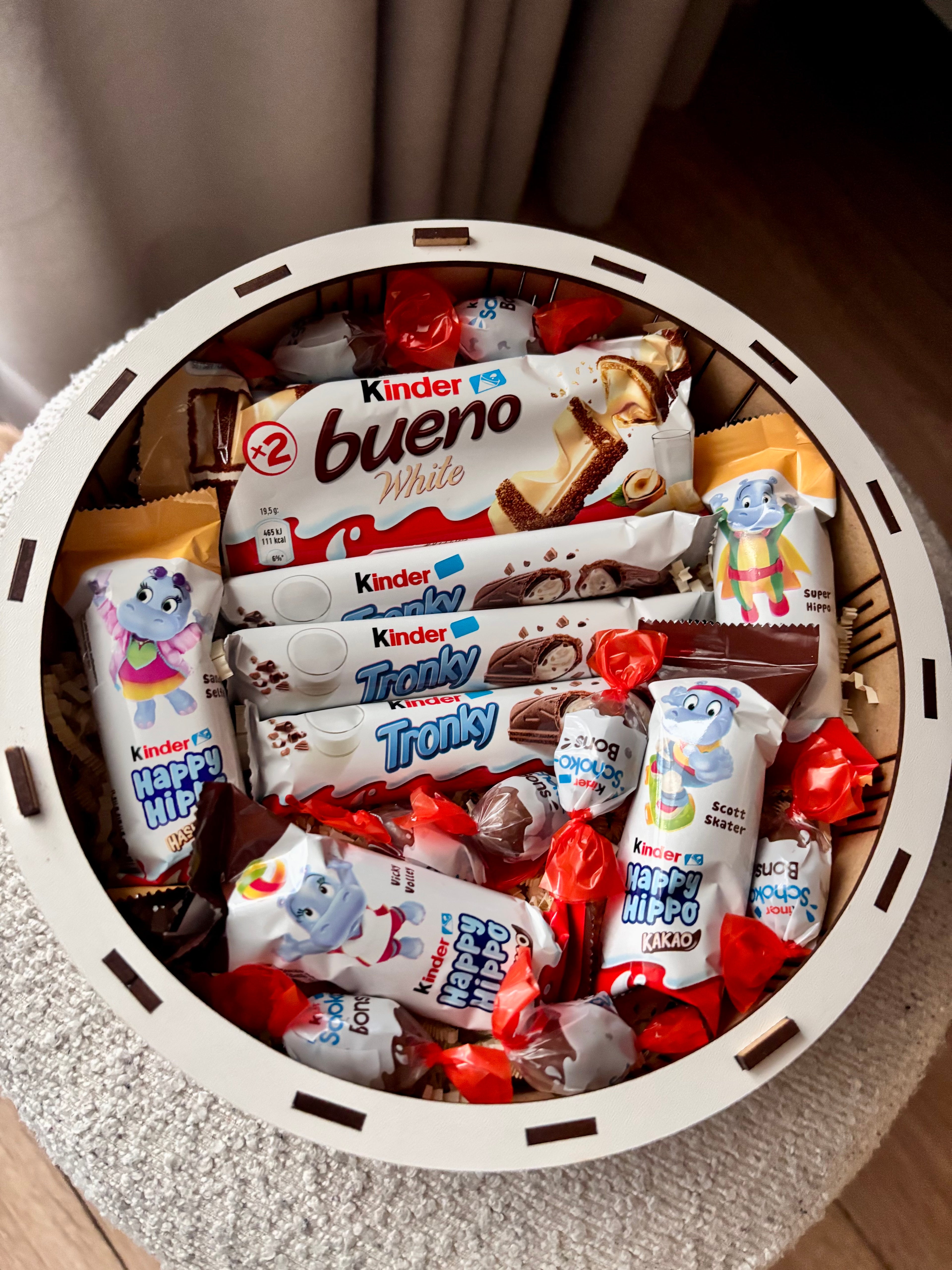 Box ze słodyczami na I Komunię Świętą 21 cm