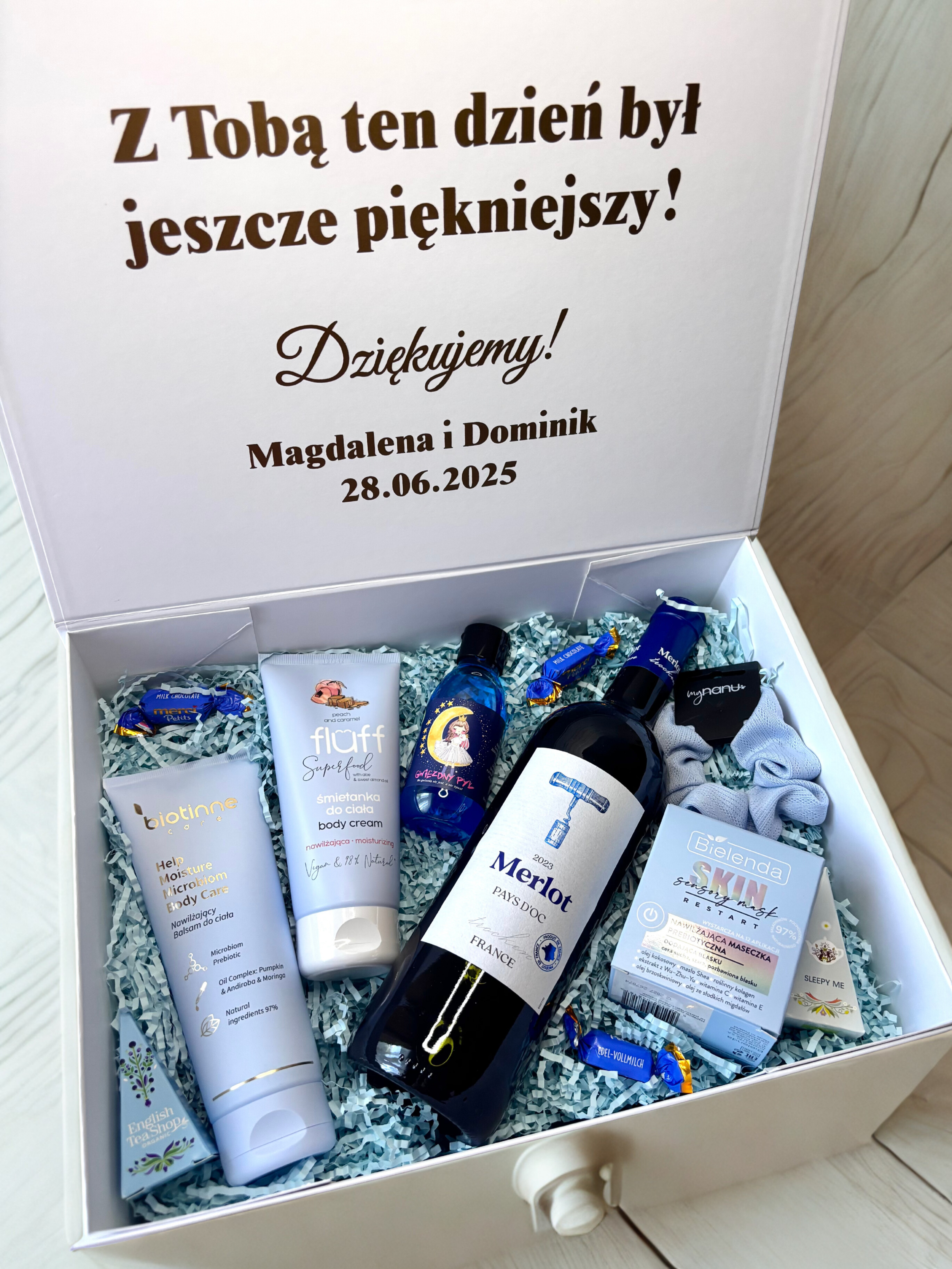 Box dla Świadkowej Blue